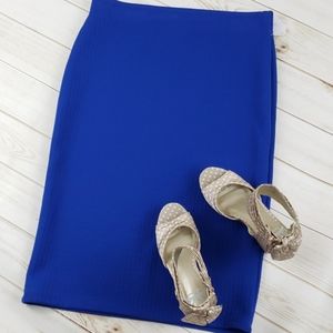🆕Lg. Pencil/Strght Skirt. Ocean Blue. New w/ Tag.